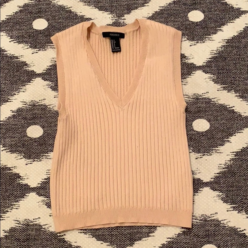 Sleeveless Pink Crop Top